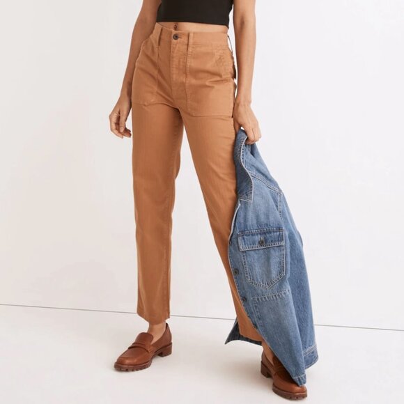 Madewell Pants - MADEWELL The Perfect Vintage Straight Workwear Pant size 33 *small tear*